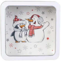 Gebäckdose - Weihnachten - Ca. 17,5 X 17,5 Cm - 1 Stück -Saisonale Dekorationen 219724 2