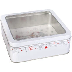 Gebäckdose - Weihnachten - Ca. 17,5 X 17,5 Cm - 1 Stück -Saisonale Dekorationen 219724 6
