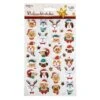 Weihnachtssticker - Hunde - 24 Stück -Saisonale Dekorationen 222095 neu