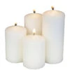 Stufenkerzen - Ø = Ca. 5 Cm - 4 Stück - Weiß -Saisonale Dekorationen 222666 2