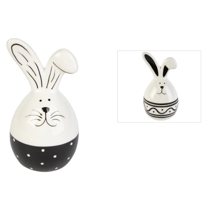 Dekohase - Aus Keramik - Ca. 5 X 4,5 X 9,5 Cm - 1 Stück 4 Dekohase - Aus Keramik - Ca. 5 X 4,5 X 9,5 Cm - 1 Stück – Bild 2
