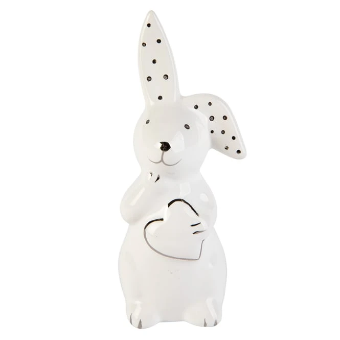 Dekohase - Aus Keramik - Ca. 3,5 X 3,5 X 10 Cm 3 Dekohase - Aus Keramik - Ca. 3,5 X 3,5 X 10 Cm