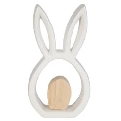 Dekohase - Aus Keramik - Ca. 8 X 2,5 X 16 Cm