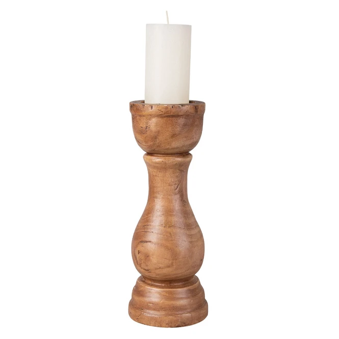 Kerzenständer - Aus Holz - Ca. 13 X 34 Cm 3 Kerzenständer - Aus Holz - Ca. 13 X 34 Cm