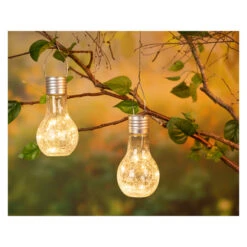 LED-Solarglühbirne - Aus Glas - Ca. 9 X 17 Cm -Saisonale Dekorationen 224862 3