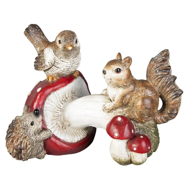 Pilze - Aus Polyresin - Ca. 19 X 11,5 X 13,5 Cm 3 Pilze - Aus Polyresin - Ca. 19 X 11,5 X 13,5 Cm