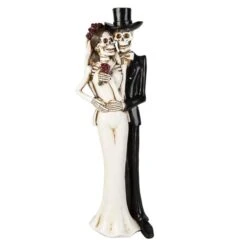 Skelett - Brautpaar - Aus Polyresin - Ca. 12 X 11 X 39 Cm -Saisonale Dekorationen 228057