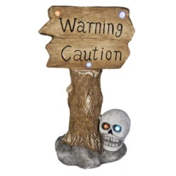 LED-Standdeko - Schild - Aus Magnesia - Ca. 31,5 X 24 X 52 Cm