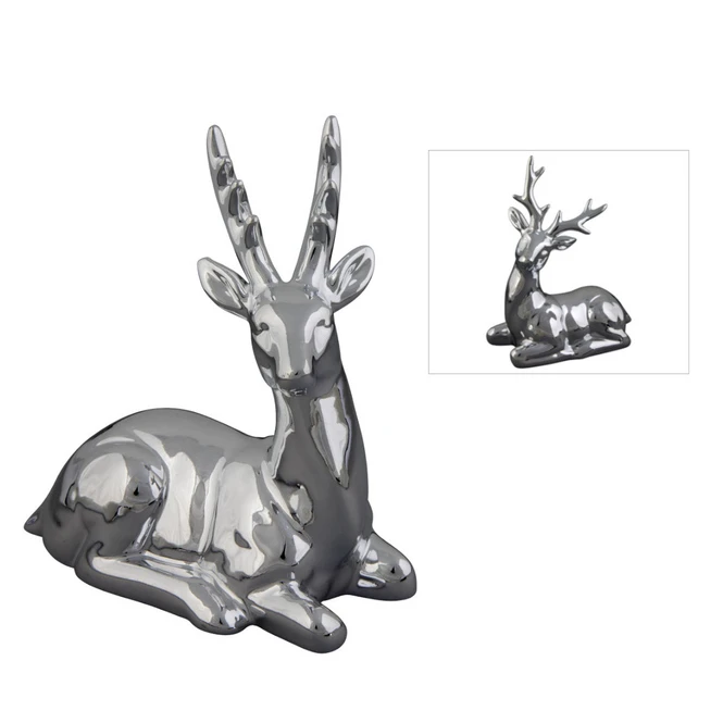 Hirsch - Aus Keramik - Ca. 11 X 5 X 13,5 Cm - 1 Stück 5 Hirsch - Aus Keramik - Ca. 11 X 5 X 13,5 Cm - 1 Stück – Bild 3