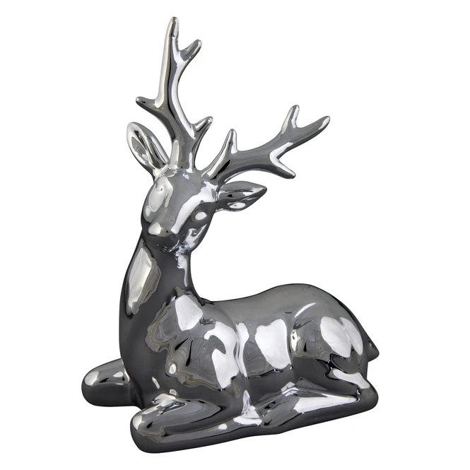 Hirsch - Aus Keramik - Ca. 11 X 5 X 13,5 Cm - 1 Stück 4 Hirsch - Aus Keramik - Ca. 11 X 5 X 13,5 Cm - 1 Stück – Bild 2