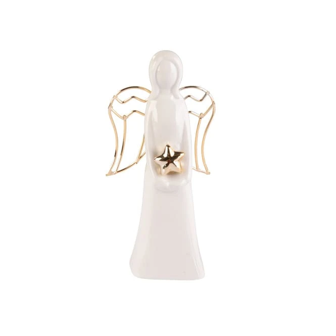 Engel - Groß - Aus Keramik - 9,5 X 5,5 X 19,5 Cm 4 Engel - Groß - Aus Keramik - 9,5 X 5,5 X 19,5 Cm – Bild 2