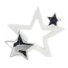 Sternsilhouette Mit Sternen - Aus Keramik - Ca. 19x5,5x17 Cm 1 Sternsilhouette Mit Sternen - Aus Keramik - Ca. 19x5,5x17 Cm -Saisonale Dekorationen 228723 4016096409951 mica living sterne