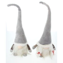 Wichtel Grau - Ca. 18 X 15 X 52 Cm - 1 Stück