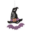 Dekohänger - Hexenhut - Ca. 54 X 2,5 X 68 Cm 2 Dekohänger - Hexenhut - Ca. 54 X 2,5 X 68 Cm -Saisonale Dekorationen 228892