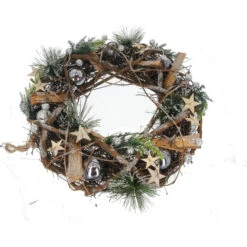 Kranz Aus Naturmaterialien - Ca. 35 X 10 Cm