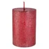 Stumpenkerze - Polar - Ca. 7 X 10 Cm - Rot -Saisonale Dekorationen 229040