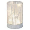 LED-Zylinder - Hirsche - Aus Glas - Verschiedene Größen -Saisonale Dekorationen 229276