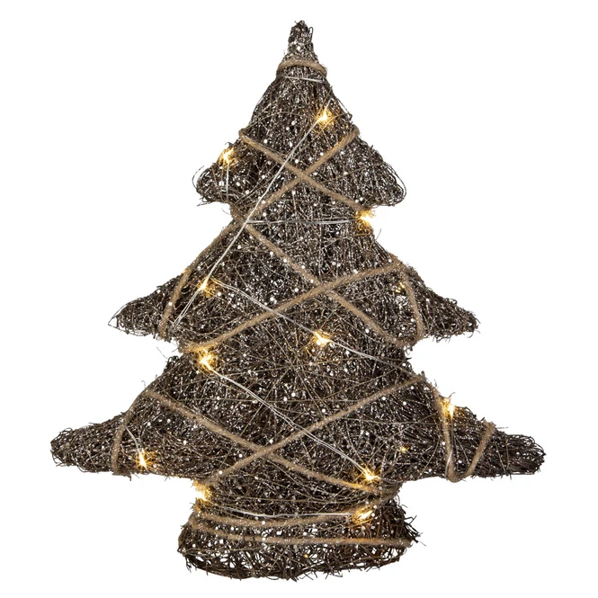 20er LED-Baum - Aus Rattan - Ca. 40 Cm 3 20er LED-Baum - Aus Rattan - Ca. 40 Cm