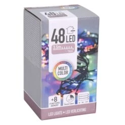 48er LED-Lichterkette - Ca. 3,6 M - Bunt -Saisonale Dekorationen 229539