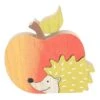 Standdeko - Apfel - Aus Holz - Ca. 12,5 X 2 X 12,5 Cm -Saisonale Dekorationen 229610 neu