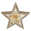LED-Stern - Aus Holz - Ca. 19 X 4 X 19 Cm 1 LED-Stern - Aus Holz - Ca. 19 X 4 X 19 Cm -Saisonale Dekorationen 229656