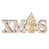 LED-Schriftzug - XMAS - Aus Holz - Ca. 30 X 2 X 14 Cm 2 LED-Schriftzug - XMAS - Aus Holz - Ca. 30 X 2 X 14 Cm -Saisonale Dekorationen 229661