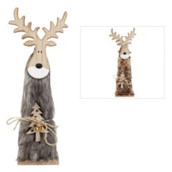Rentier - Aus Holz - Ca. 10 X 4 X 31 Cm - 1 Stück