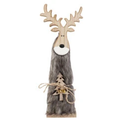Rentier - Aus Holz - Ca. 10 X 4 X 31 Cm - 1 Stück -Saisonale Dekorationen 229670 2