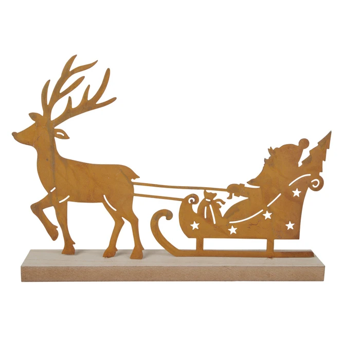 Deko-Schlitten - Ca. 30 X 4 X 21 Cm 3 Deko-Schlitten - Ca. 30 X 4 X 21 Cm