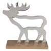 Hirsch - Aus Holz - Ca. 14 X 4,5 X 15 Cm 2 Hirsch - Aus Holz - Ca. 14 X 4,5 X 15 Cm -Saisonale Dekorationen 229761