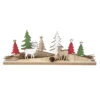 Standdeko - Winterwald - Aus Holz - Ca. 30,5 X 5 X 11,5 Cm -Saisonale Dekorationen 229838