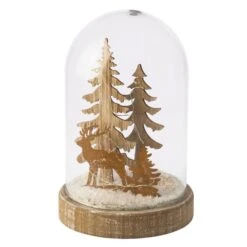 LED-Glocke - Aus Glas - 11 X 11 X 17 Cm -Saisonale Dekorationen 229892