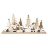 Standdeko - Nikoläuse - Aus Holz - Ca. 34 X 6 X 15,5 Cm -Saisonale Dekorationen 229937 4016096417222 mica living wald