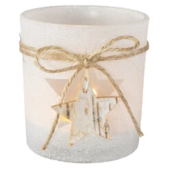 Teelichtglas - Stern - Ca. 7,5 X 8 Cm -Saisonale Dekorationen 229939 2