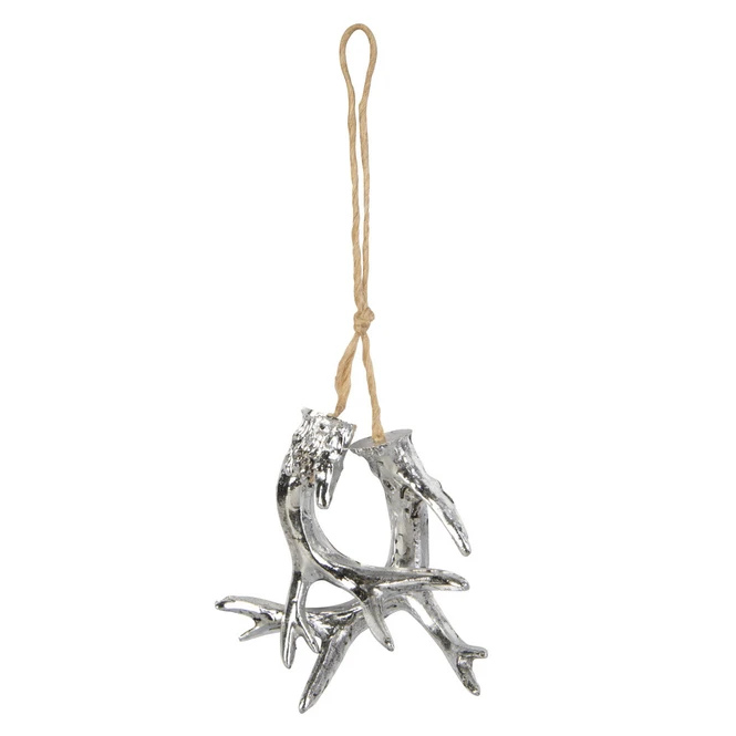 Dekohänger - Geweihe - Aus Polyresin - Ca. 20 Cm 3 Dekohänger - Geweihe - Aus Polyresin - Ca. 20 Cm