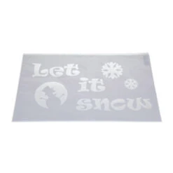 Weihnachtsschablone - Ca. 50 X 30 Cm - 1 Stück