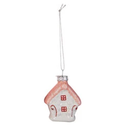 Dekohänger - Haus - Ca. 4 X 4 X 8 Cm - 1 Stück -Saisonale Dekorationen 230022 7 neu