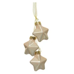 Dekohänger - Sterne - Ca. 3,5 X 2 X 4 Cm - 1 Set -Saisonale Dekorationen 230027 3