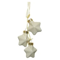 Dekohänger - Sterne - Ca. 3,5 X 2 X 4 Cm - 1 Set -Saisonale Dekorationen 230027 4