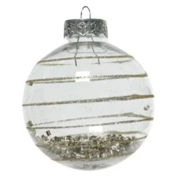 Christbaumkugel - Ø = Ca. 8 Cm - Aus Glas - 1 Stück