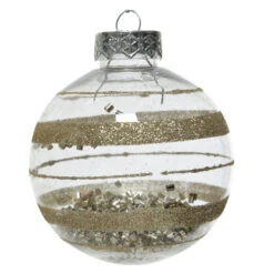 Christbaumkugel - Ø = Ca. 8 Cm - Aus Glas - 1 Stück -Saisonale Dekorationen 230042 3