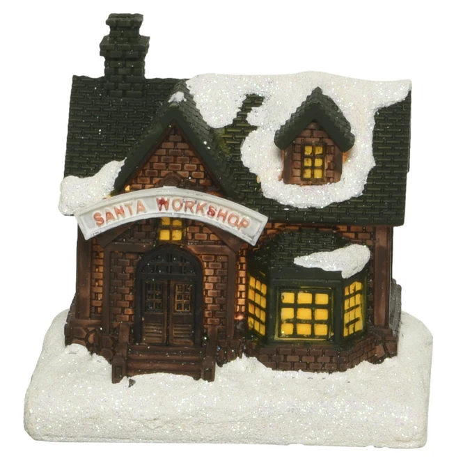 LED-Haus - Ca. 6 X 8 X 10 Cm - 1 Stück 4 LED-Haus - Ca. 6 X 8 X 10 Cm - 1 Stück – Bild 3