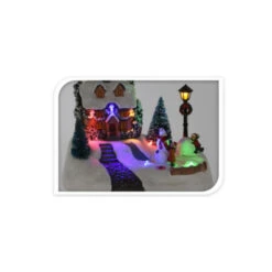 LED-Standdeko - Weihnachtsszene - Ca. 20 X 14 X 14,5 Cm - 1 Stück -Saisonale Dekorationen 230154 5