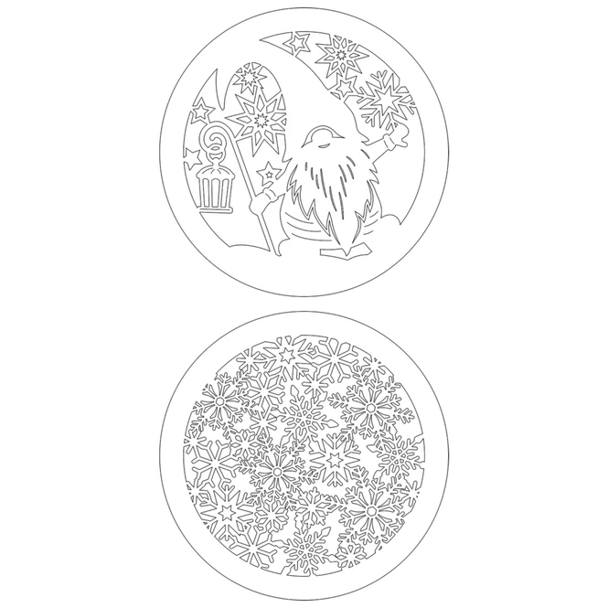 Ursus - Bastelset Light Boxes Gnome & Snowflakes 6 Ursus - Bastelset Light Boxes Gnome & Snowflakes – Bild 4