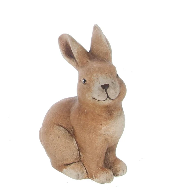 Hase Sitzend - Aus Keramik - Ca. 6,5 X 9,5 X 13,5 Cm 3 Hase Sitzend - Aus Keramik - Ca. 6,5 X 9,5 X 13,5 Cm