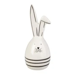 Hase In Eiform - Aus Dolomit - Ca. 6 X 6 X 15,5 Cm