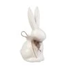 Hase Mit Federn - Aus Keramik - Ca. 9 X 7 X 16,5 Cm -Saisonale Dekorationen 234089 4016096424312 mica living hase weiss mit federn 01