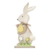 Dekofigur - Hase Mit Ei - Aus Holz - Ca. 14 X 4 X 31 Cm -Saisonale Dekorationen 234635 4016096426033 mica living hase stehend mit ei 01
