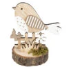 Dekovogel - Aus Holz - Ca. 11 X 12 X 10 Cm -Saisonale Dekorationen 234695
