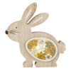 Hasensilhouette Mit LED - Aus Holz - Ca. 15,5 X 2,5 X 16 Cm -Saisonale Dekorationen 234697 4016096426606 mica living hasensilhouette mit led 01
